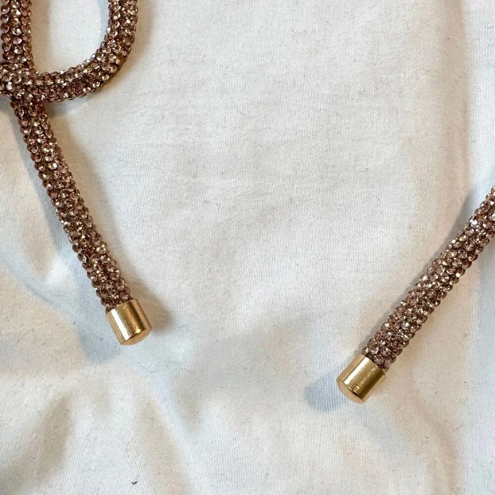 Set of 2: Sparkly Headbands Gold Bow & Black Pearls - NEW